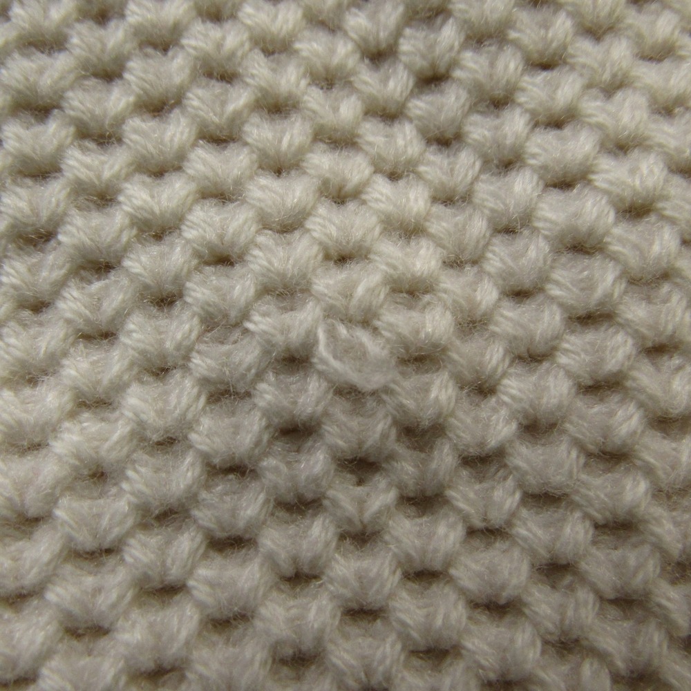 IZOD Sweater Mens XL White 1/4 Zip Mock‎ Neck Fair Isle Pullover Waffle Knit Ski - Picture 5 of 11
